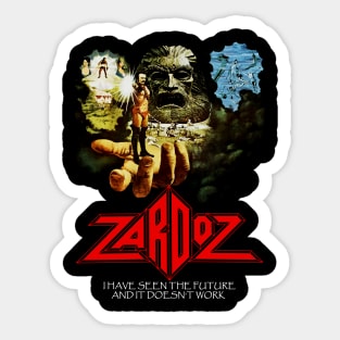 Zardoz Cult Film Design Sticker